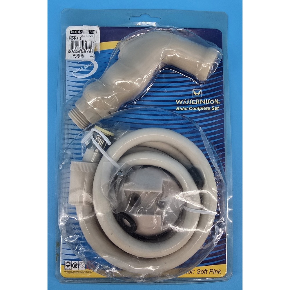 Wassernison Complete Bidet Set Handheld Sprayer Beige NBCS 96SP NEW in Package‎